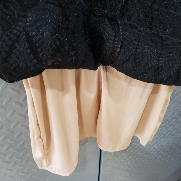 🔖 BNWT NICOLE MILLER COLLECTION Diva Mesh Lace Mini Dress Jet Black (8) - Picture 6 of 16